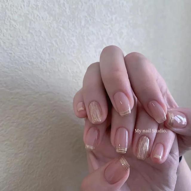 图片指甲美甲图案，美甲师必备100种指甲（全网最好看的100款美甲）