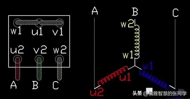 如何看图分辨电机接线方法，一分钟看懂电机接线方法