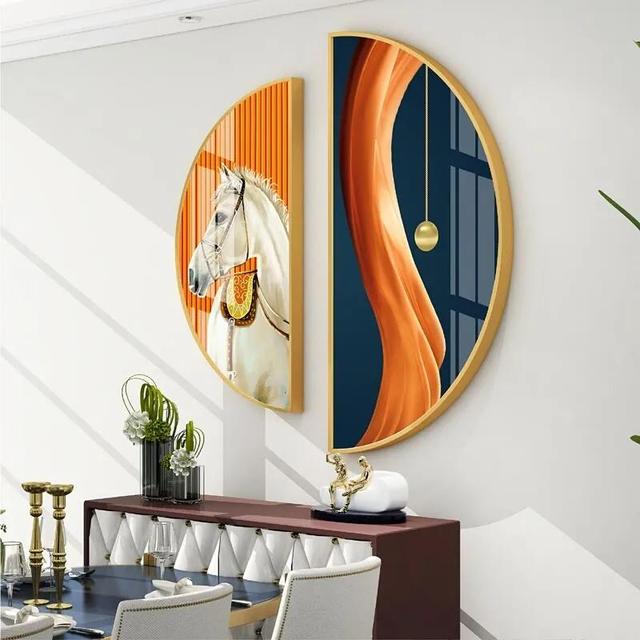 适合挂餐厅的小画，“餐厅摆三果