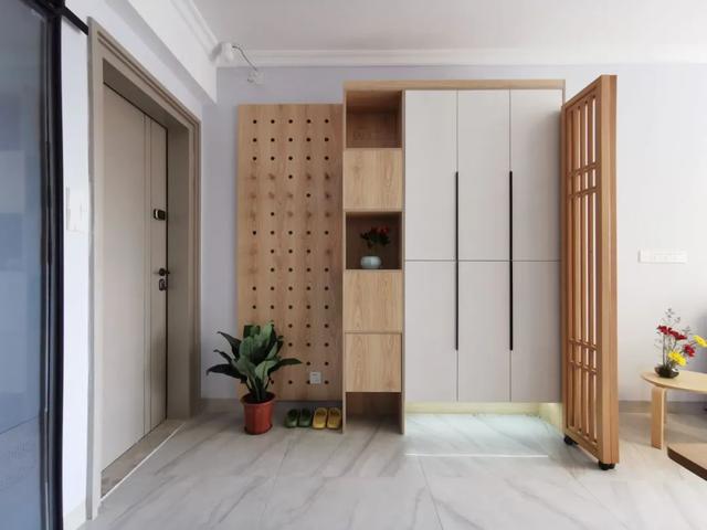 房屋装修入户玄关鞋柜怎么摆放，刚进门的好运就这么挡住了