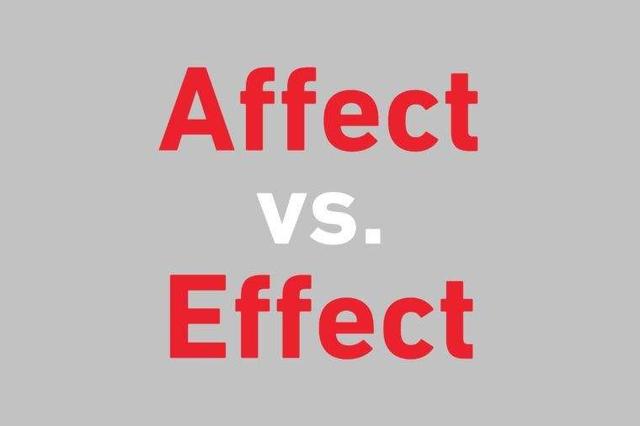 affect和effect的区别，affect和effect的区别都有什么（和“effect”哪个才是影响的意思）