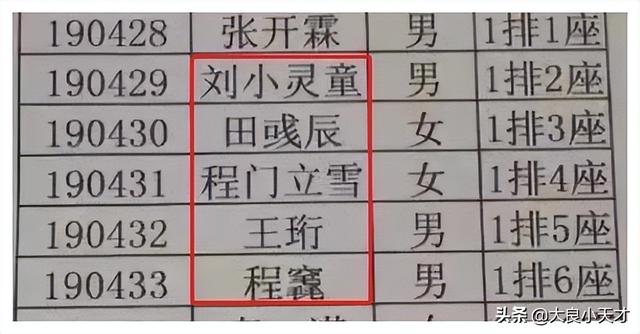 90后比较土的名字，土到极致就是潮