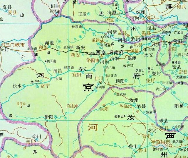 河南洛阳古市图，了解河南省洛阳市从古到今的历史变迁