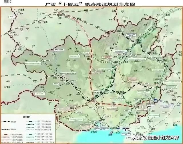 玉林市高铁规划图，玉林市各县份高铁规划建设