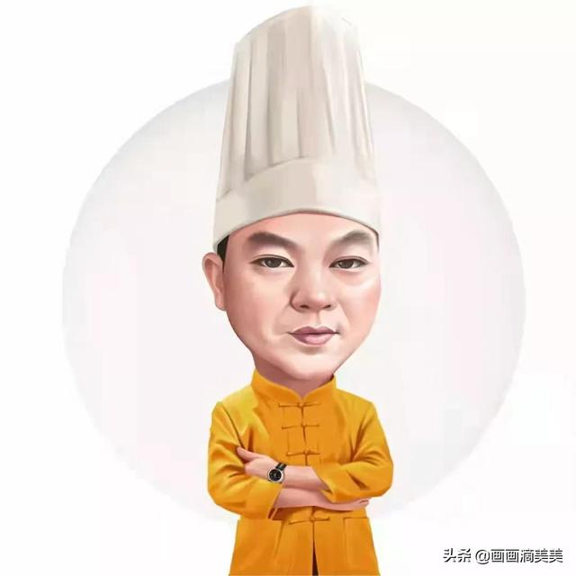 职场真人手绘头像，头像：职业工作者画像