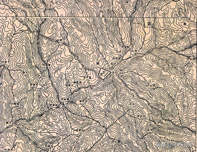 临汾地区地图全图，临汾市各县地理分布（山西临汾及周边二十县1938年高清地图）
