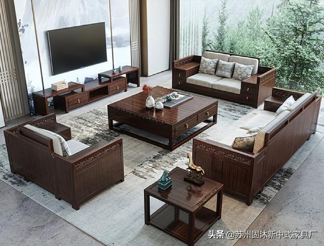禅意新中式沙发家具，新中式沙发禅意东方