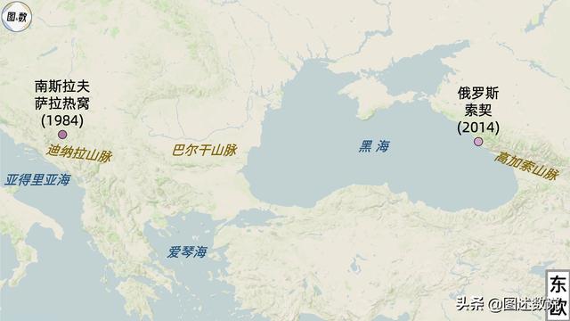 冬奥城市地理位置，历届举办地均依托山脉