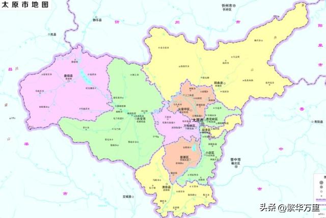 太原市各区县建成区面积排名，太原市建成区面积排名