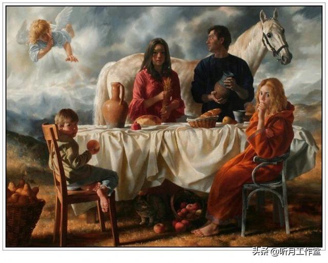 世界抽象派名画欣赏，二十世纪俄罗斯写实主义画家阿森