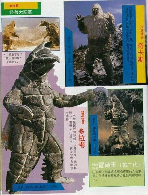 初代奥特曼怪兽，盘点初代奥特曼中登场的所有怪兽