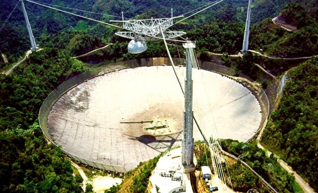 阿雷西博望远镜，目前全世界最大最新的望远镜
