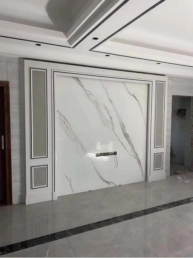 现代简约电视背景墙，现代简约的风格电视背景墙