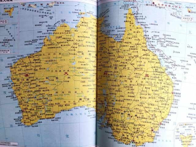 澳大利亚的地图，澳大利亚国家主要地图