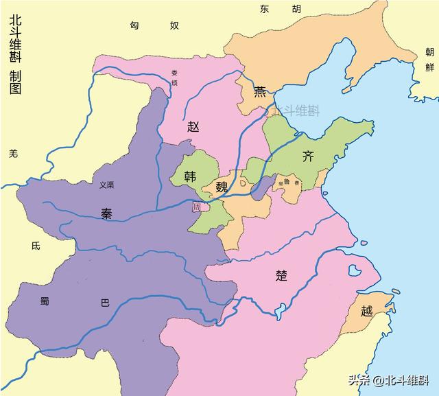 春秋战国大型战争场面，从大分裂走向大一统