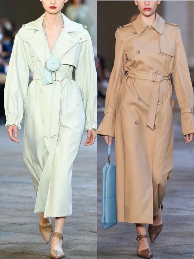 超长款风衣怎么搭配内搭，过完年风衣又卷土重来