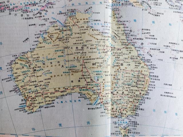 澳大利亚的地图，澳大利亚国家主要地图