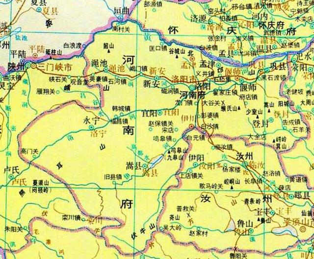河南洛阳古市图，了解河南省洛阳市从古到今的历史变迁
