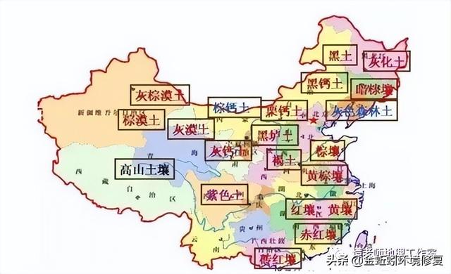 我国的土壤分类有哪些，中国15种主要土壤类型和具体分布地区