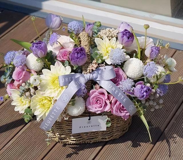 花盒包装设计展开图，精美花盒花这么好看