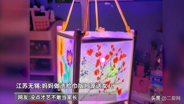 筷子制作花灯的手工制作，神奇的无锡妈妈