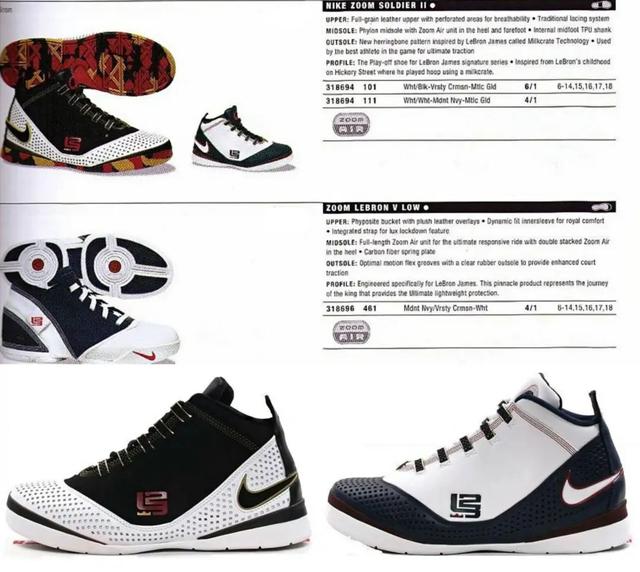 有关詹姆斯的球鞋大全，LeBron系列球鞋回顾盘点