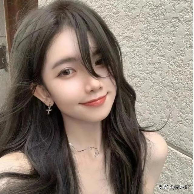 栗棕色染发效果图，女生染发发色推荐奶茶栗棕