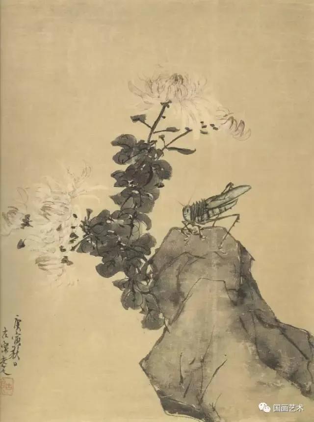 居廉淡雅国画作品欣赏，居廉精品画作欣赏
