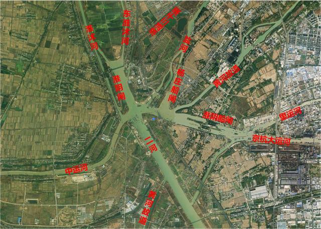 京杭大运河地图，京杭运河详细图解