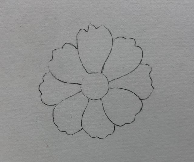 怎么画好看又漂亮的小花，分步骤教你画一朵好看的小花