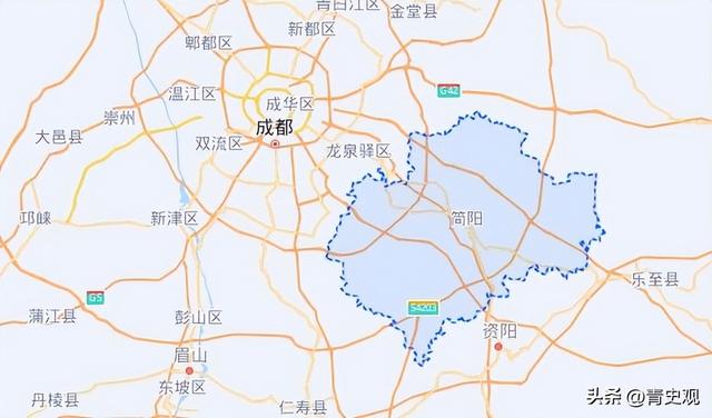 全国有几个简阳市，四川省有个简阳市