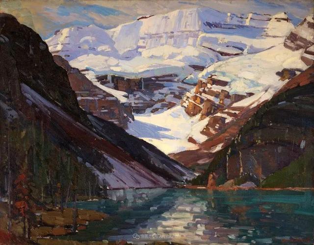 中世纪欧洲绝美油画风景，西方传世风景油画系列集锦