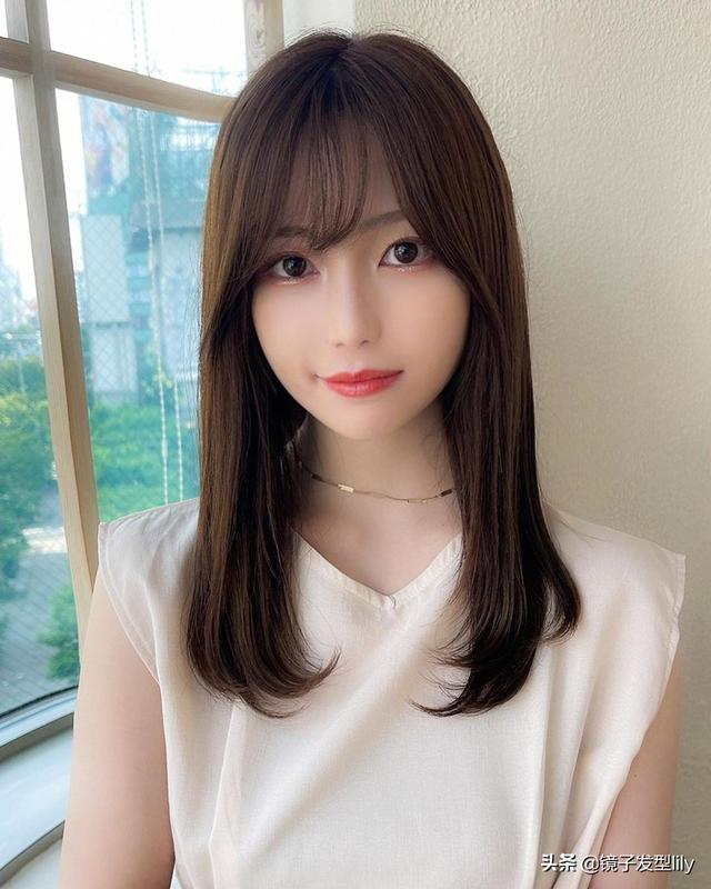 女士头发造型中长发，当下发廊最火女发14款