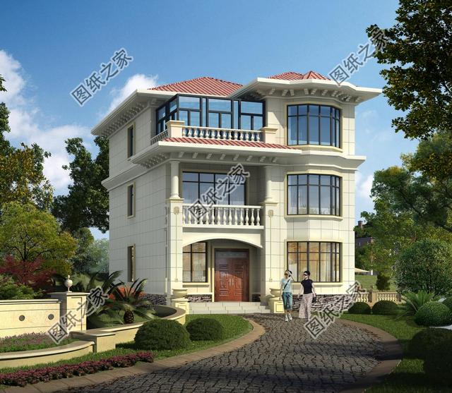 别墅阳光房效果图，农村自建房做阳光房效果图