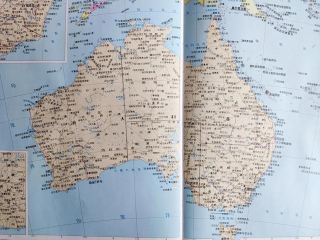 澳大利亚的地图，澳大利亚国家主要地图