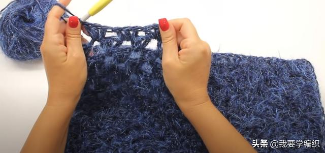 韩版外穿宽松背心编织教程，这种款式的背心也很好看