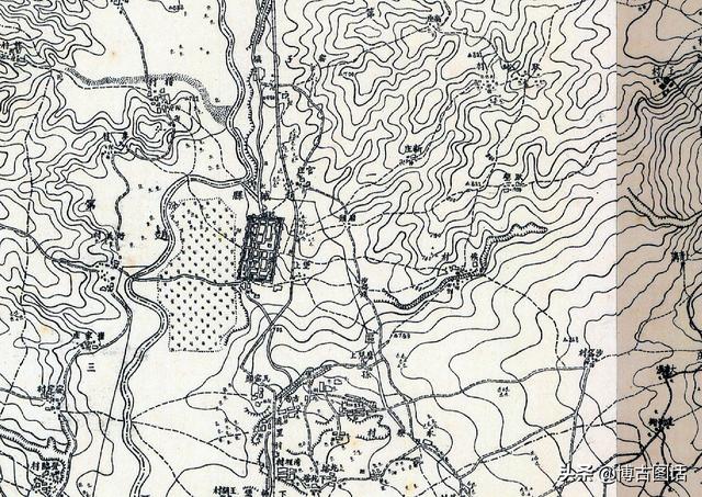 临汾地区地图全图，临汾市各县地理分布（山西临汾及周边二十县1938年高清地图）