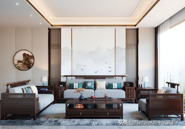 禅意新中式沙发家具，新中式沙发禅意东方