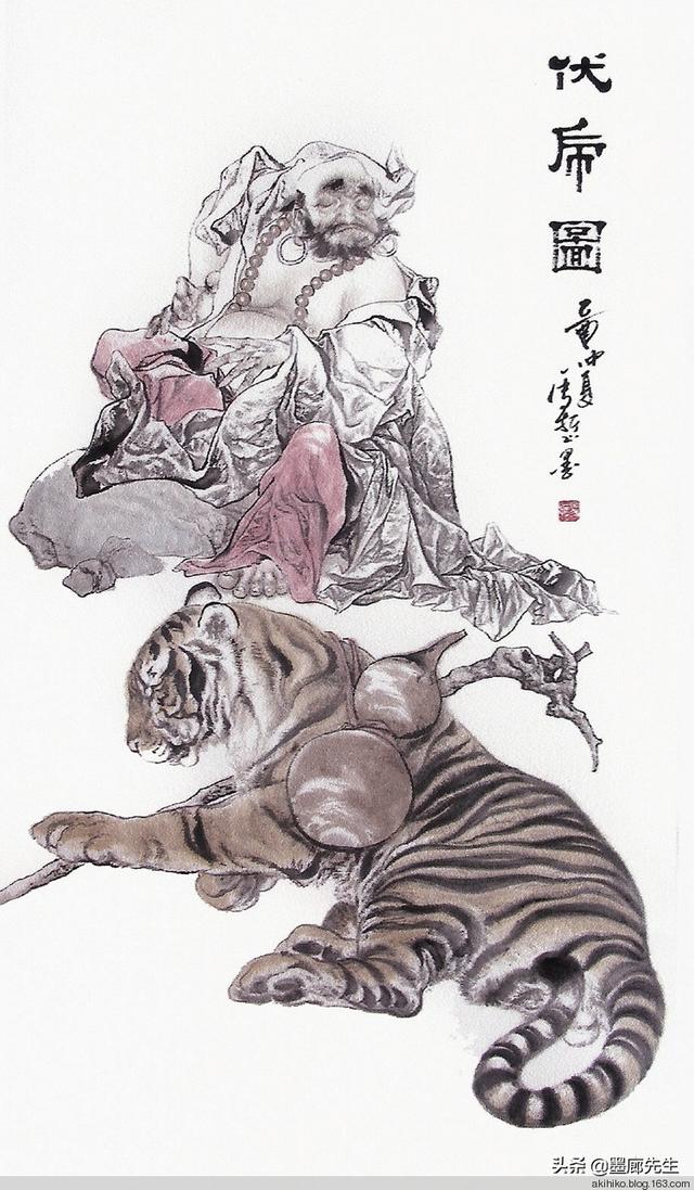 范曾人物画作品，范曾最新人物画欣赏（范曾人物字画）
