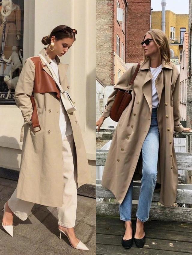 超长款风衣怎么搭配内搭，过完年风衣又卷土重来