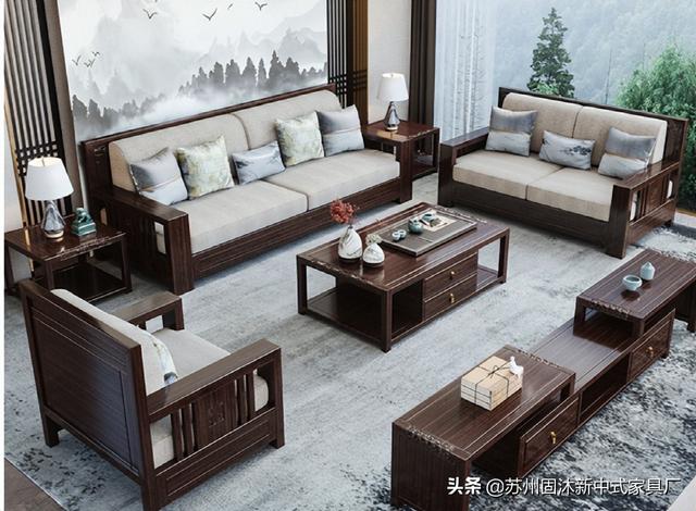 禅意新中式沙发家具，新中式沙发禅意东方