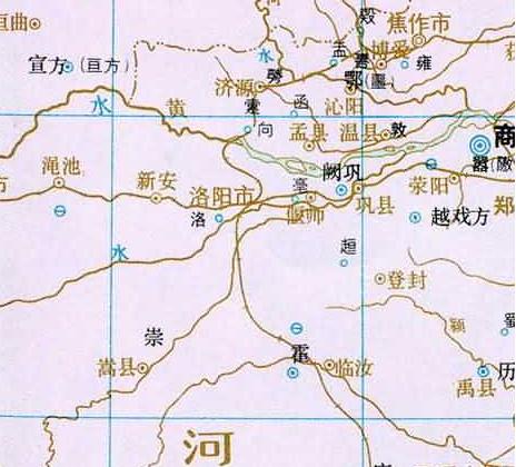 河南洛阳古市图，了解河南省洛阳市从古到今的历史变迁