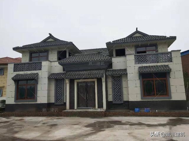 中式四合院效果图，现代中式四合院户型图