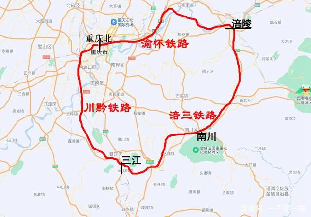 重庆轨道交通和成都地铁，成都和重庆主城的环线轨道交通和市域铁路