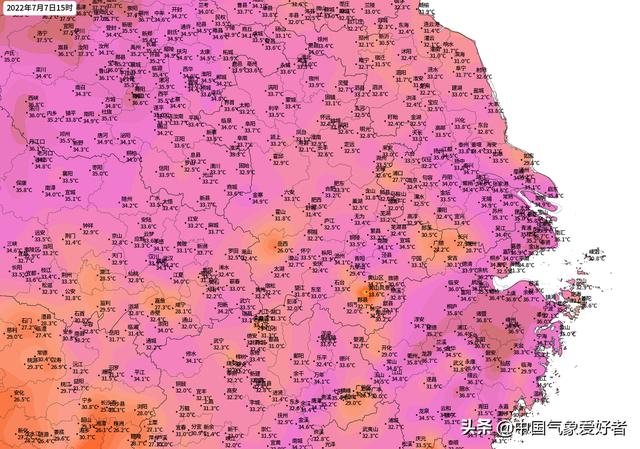 梅雨的天气条件，大范围高温伏旱笼罩南方7省