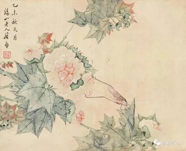 居廉淡雅国画作品欣赏，居廉精品画作欣赏