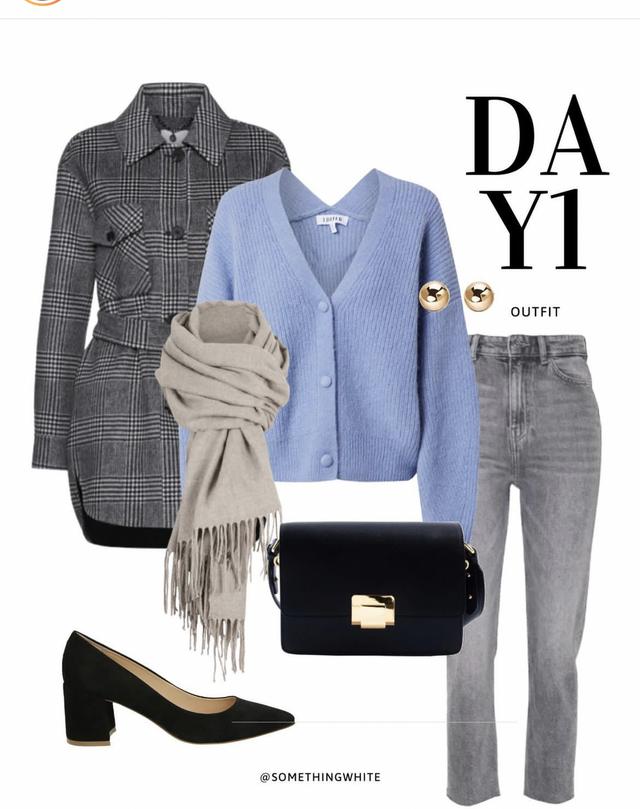 温柔蓝和优雅紫，紫色宽松毛衣怎么搭配才好看