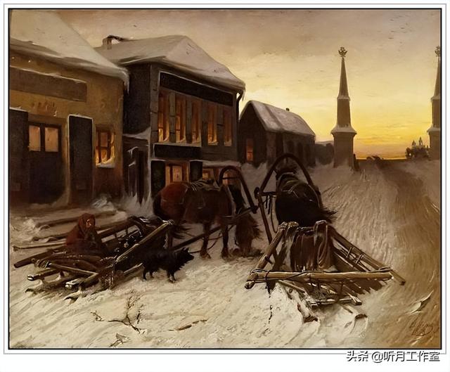 下面属于俄罗斯画家希施金作品的是，欧洲最后一位写实主义绘画大师