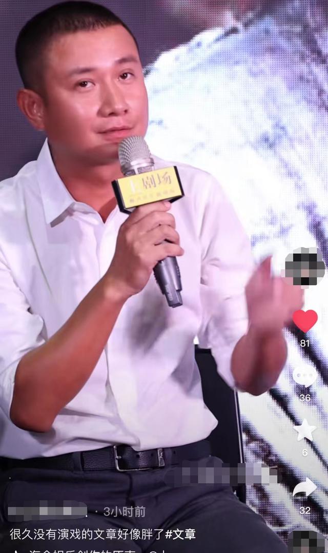 与谢娜搭档演话剧，演员文章最近怎么样了