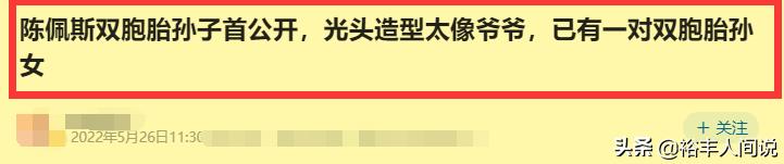 陈佩斯儿子陈大愚简历，4个孩子都是高颜值脸